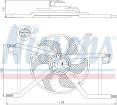 Nissens 85927 - VENTILADOR RENAULT TWINGO III(14-)0
