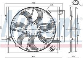  85946 - VENTILADOR RENAULT KADJAR(15-)1.2 D