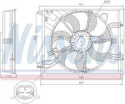 Nissens 85948 - VENTILADOR RENAULT MEGANE IV(15-)1.