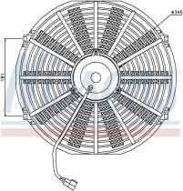 Nissens 85980 - UNIVERSAL FAN