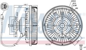 Nissens 86024 - VENTILADOR CLUTCH MAN TG-S(07-)