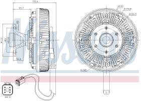 Nissens 86050 - VENTILADOR CLUTCH RVI-RENAULT TRUCK