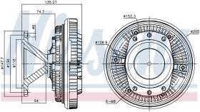  86052 - VENTILADOR CLUTCH DAF CF 85(01-)340