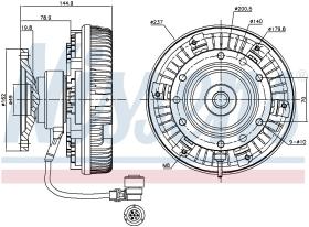  86055 - VENTILADOR CLUTCH MERCEDES ACTROS M