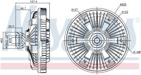 Nissens 86058 - VENTILADOR CLUTCH DAF CF 65(01-)290