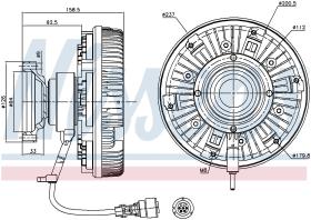  86062 - VENTILADOR CLUTCH VOLVO FH 12 (93-)