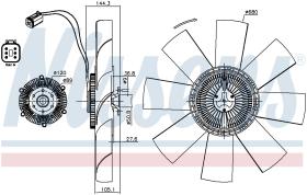  86067 - VENTILADOR CLUTCH RVI-RENAULT TRUCK