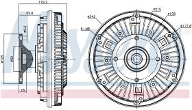  86076 - VENTILADOR CLUTCH IVECO EUROSTAR(93