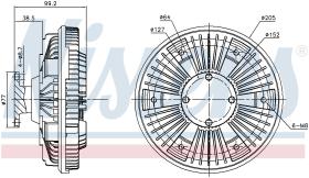 Nissens 86084 - VENTILADOR CLUTCH MAN TG-M(05-)