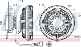  86086 - VENTILADOR CLUTCH VOLVO FH 12 (93-)