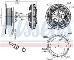 Nissens 86088 - VENTILADOR CLUTCH IVECO STRALIS(02-