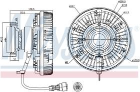 Nissens 86089 - VENTILADOR CLUTCH RVI-RENAULT TRUCK