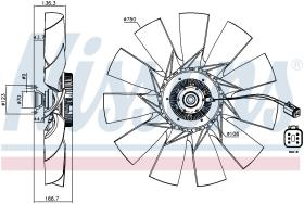 Nissens 86096 - VENTILADOR CLUTCH SCANIA G-SERIES(0