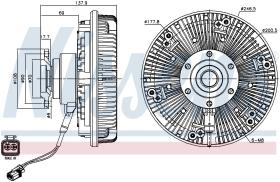 Nissens 86102 - VENTILADOR CLUTCH MAN TG-M(05-)