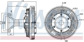 Nissens 86104 - VENTILADOR CLUTCH DAF CF 65(01-)180