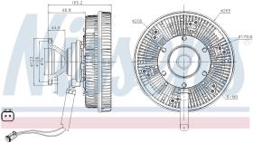  86108 - VENTILADOR CLUTCH SCANIA G-SERIES(0