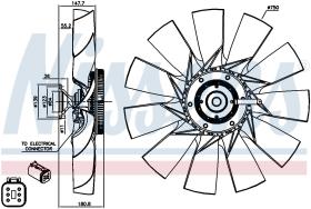 Nissens 86124 - VENTILADOR CLUTCH SCANIA G-SERIES(0