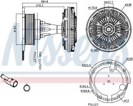 Nissens 86126 - VENTILADOR CLUTCH IVECO STRALIS(02-