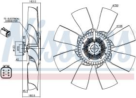 Nissens 86127 - VENTILADOR CLUTCH SCANIA BUS F-.K-.