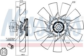 Nissens 86131 - VENTILADOR CLUTCH SCANIA G-SERIES(0