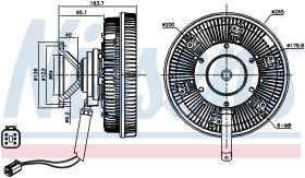 Nissens 86133 - VENTILADOR CLUTCH SCANIA G-SERIES(0