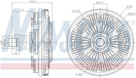 Nissens 86135 - VENTILADOR CLUTCH RVI-RENAULT TRUCK