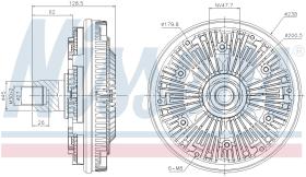 Nissens 86144 - VENTILADOR CLUTCH RVI-RENAULT TRUCK