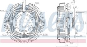 Nissens 86152 - VENTILADOR CLUTCH MERCEDES ACTROS M