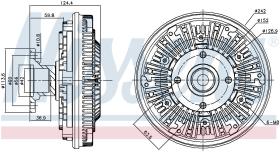 Nissens 86158 - VENTILADOR CLUTCH MAN F 2000(94-)6