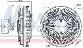 Nissens 86162 - VENTILADOR CLUTCH MERCEDES ATEGO(98