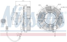 Nissens 86164 - VENTILADOR CLUTCH MAN TG-M(05-)