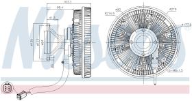 Nissens 86166 - VENTILADOR CLUTCH SCANIA G-SERIES(0