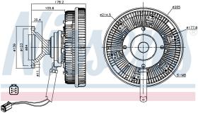  86168 - VENTILADOR CLUTCH SCANIA T-SERIES(0