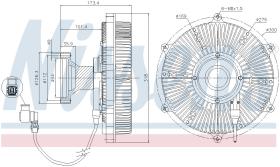 Nissens 86170 - VENTILADOR CLUTCH VOLVO FH II(12-)5