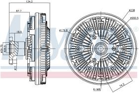 Nissens 86172 - VENTILADOR CLUTCH IVECO EUROCARGO E