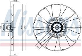  86174 - VENTILADOR CLUTCH IVECO EUROSTAR(93