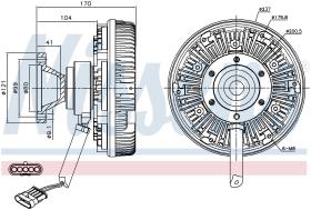 Nissens 86177 - VENTILADOR CLUTCH DAF CF 75(01-)250