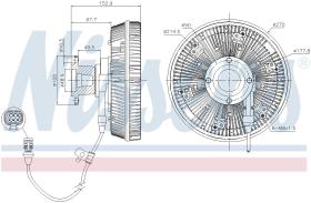 Nissens 86178 - VENTILADOR CLUTCH MAN TG-X(07-)