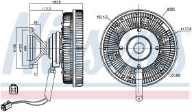  86185 - VENTILADOR CLUTCH SCANIA BUS F-.K-.