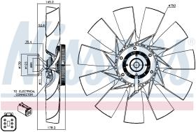  86188 - VENTILADOR CLUTCH SCANIA T-SERIES(0