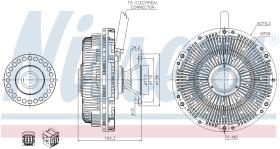 Nissens 86197 - VENTILADOR CLUTCH DAF CF(13-)410