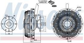 Nissens 86203 - VENTILADOR CLUTCH DAF CF 85(01-)360