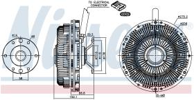 Nissens 86204 - VENTILADOR CLUTCH DAF CF 85(01-)360