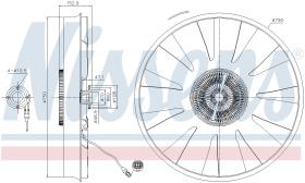 Nissens 86215 - VENTILADOR CLUTCH MAN TG-X(07-)