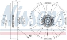 Nissens 86216 - VENTILADOR CLUTCH MAN TG-S(07-)