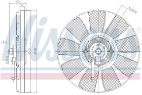 Nissens 86218 - VENTILADOR CLUTCH MERCEDES SPRINTER