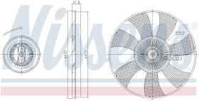 Nissens 86221 - VENTILADOR CLUTCH VOLKSWAGEN CRAFTE