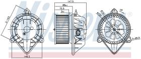 Nissens 87024 - VENTILADOR HAB.OPEL MOVANO A(98-)1.