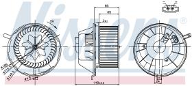 Nissens 87034 - VENTILADOR DE HABITÁCULO  VOLKSWAGE