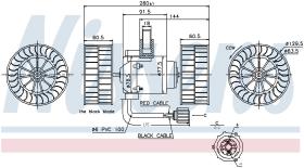 Nissens 87037 - VENTILADOR DE HABITÁCULO  SCANIA 4-